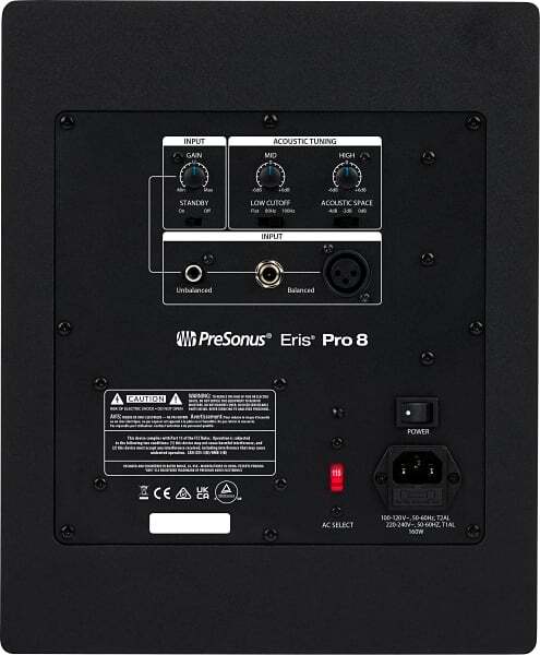 PRESONUS ERIS PRO 8 (SINGLE) - 8" POWERED STUDIO MONITOR